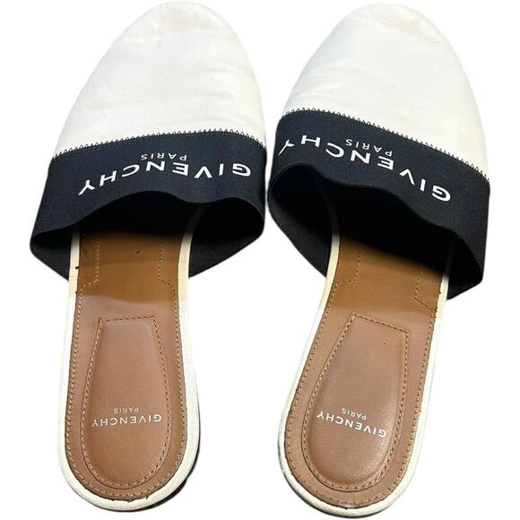 Givenchy Paris Designer Bedford Leather Flats Slippers - Picture 3 of 8